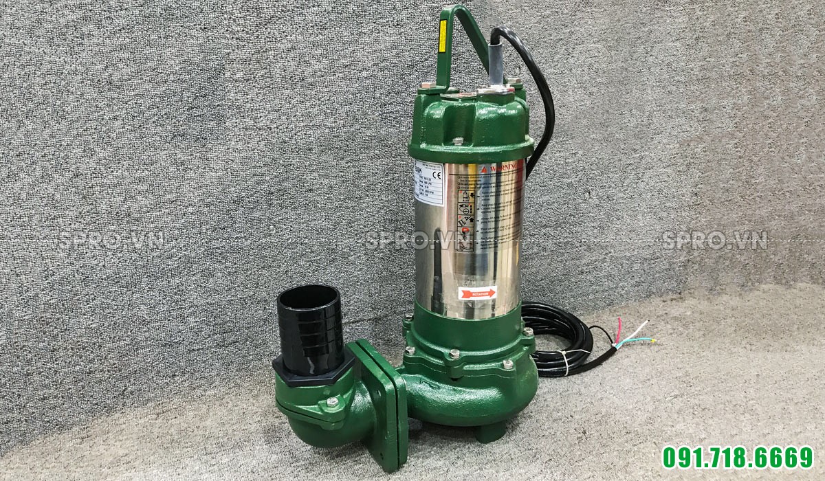 Máy bơm chìm nước thải Evak EW-5.20 2HP - 3 pha