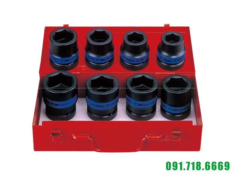 Bộ tuýp 8 chi tiết (24 ~ 41) Kingtony 8410MP