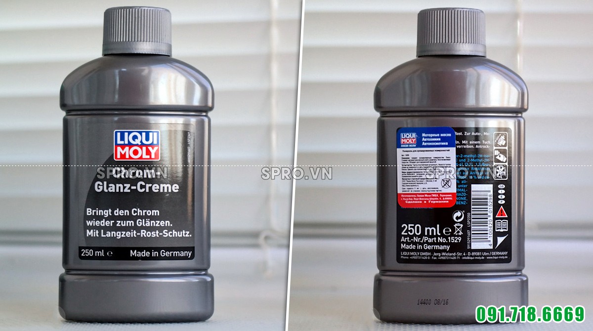Dung dịch đánh bóng hợp kim, nhôm Liqui Moly 1529 250ml