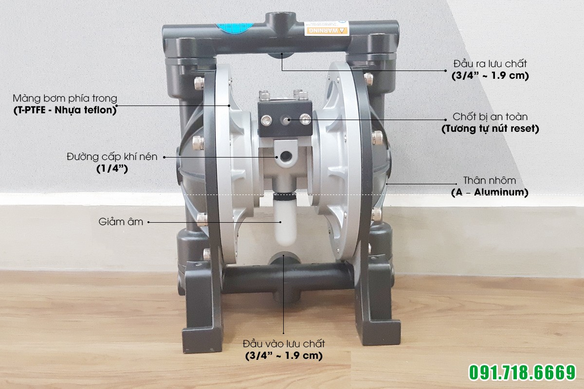 Máy bơm màng khí nén TDS DS06-AAT-TATS-02 