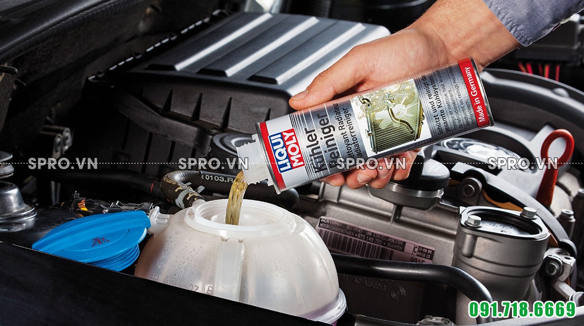 Hóa chất vệ sinh két nước Liqui Moly Radiator Cleaner 1804 300ml​​​​​​​