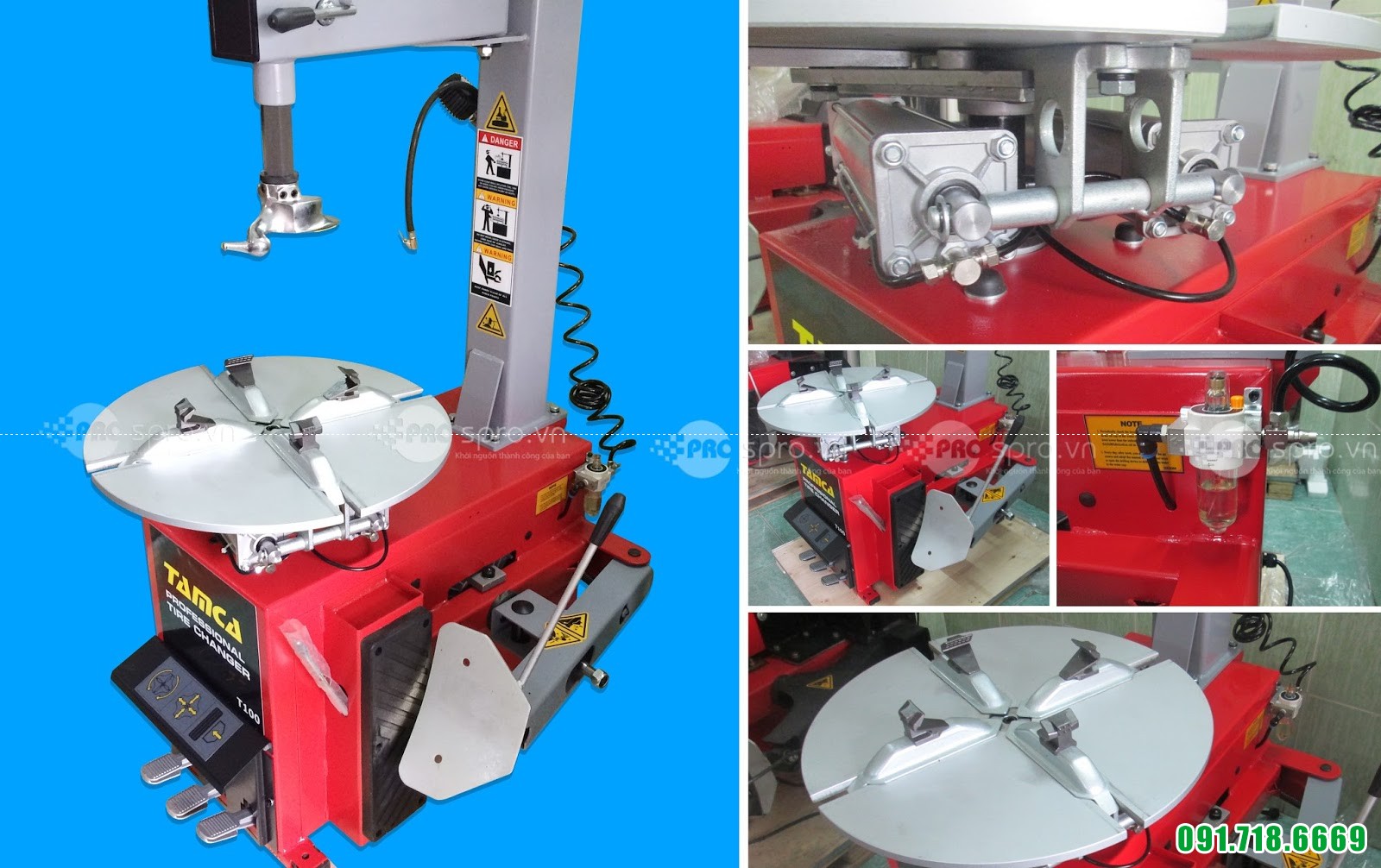 Máy ra vào lốp, Máy tháo lốp xe tay ga, ô tô giá rẻ tp hcm Tamca T100