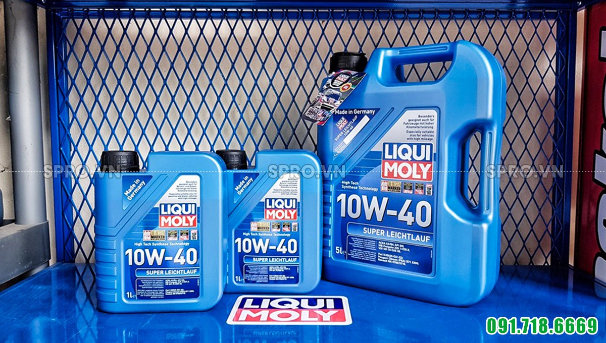 Dầu nhớt động cơ Liqui Moly Super Leichtlauf 10W40 5L
