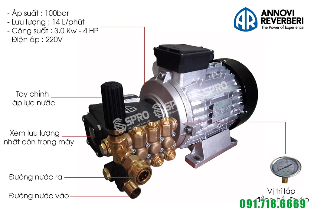 máy rửa xe áp lực cao U30-1410