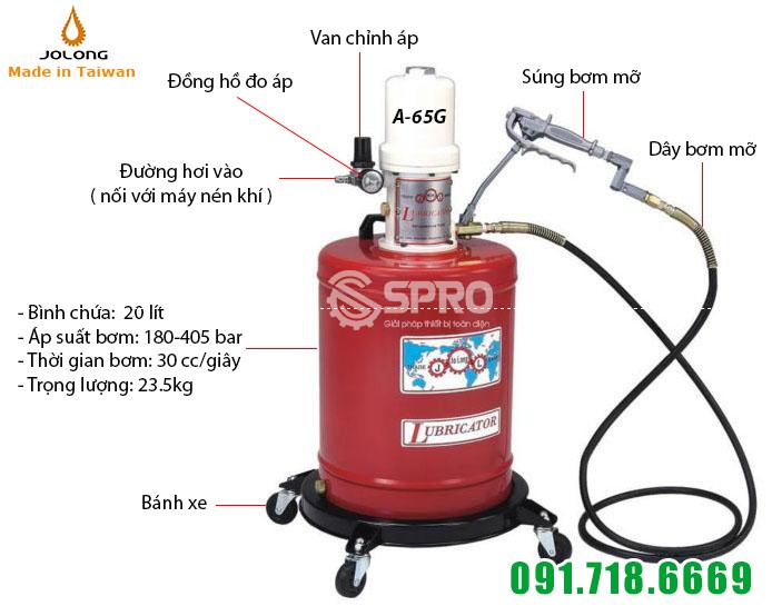 máy bơm mỡ khí nén