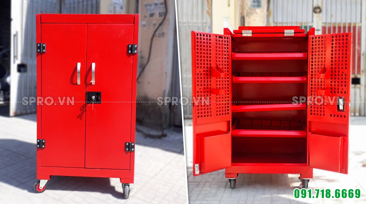 Tủ đựng đồ nghề dụng cụ 5 ngăn 2 cánh TC5N-VL