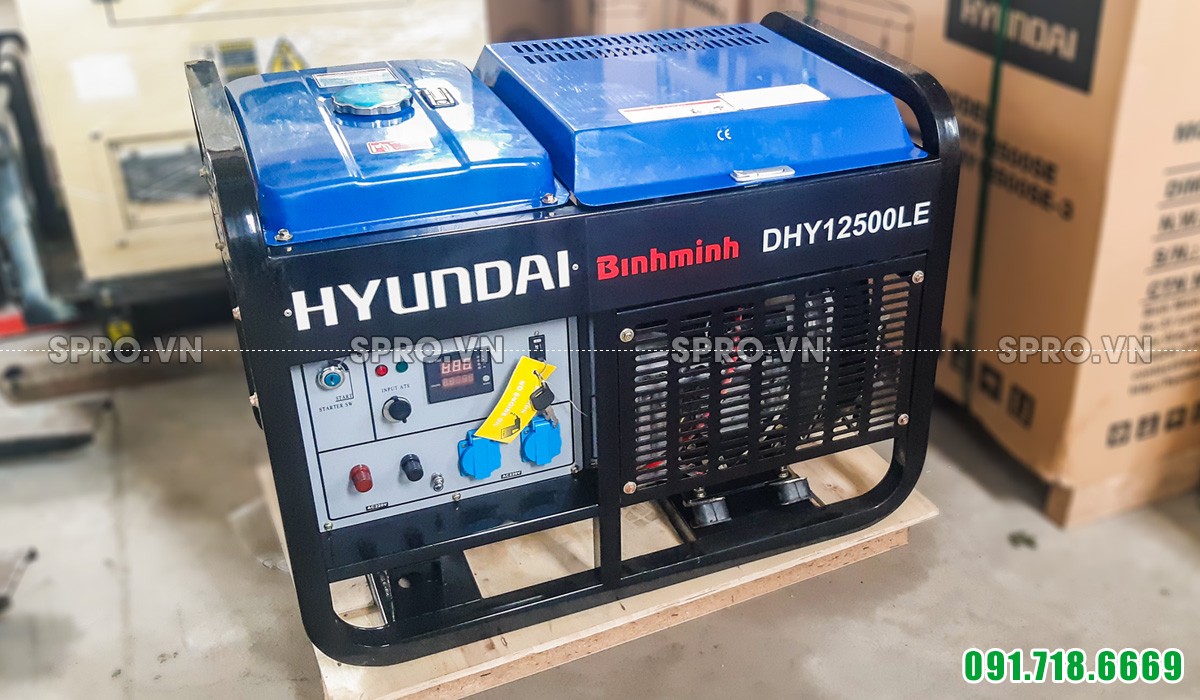 Máy phát điện chạy dầu Hyundai 11kw DHY12500LE