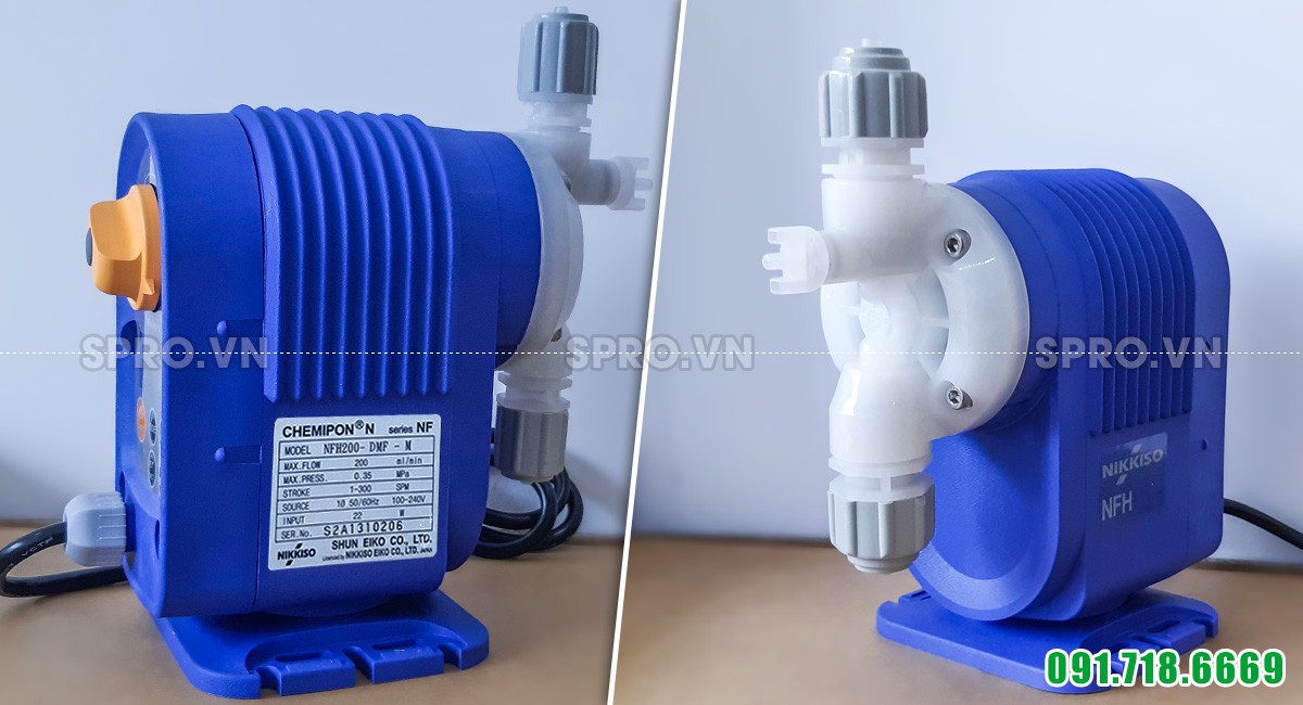 Bơm định lượng hóa chất Nikkiso NFH200 DMF M ứng dụng trong nhiều lĩnh vực