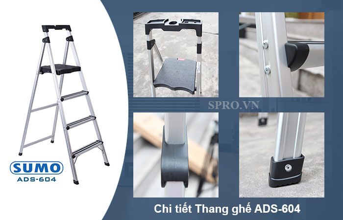 thang nhôm xếp ads-604