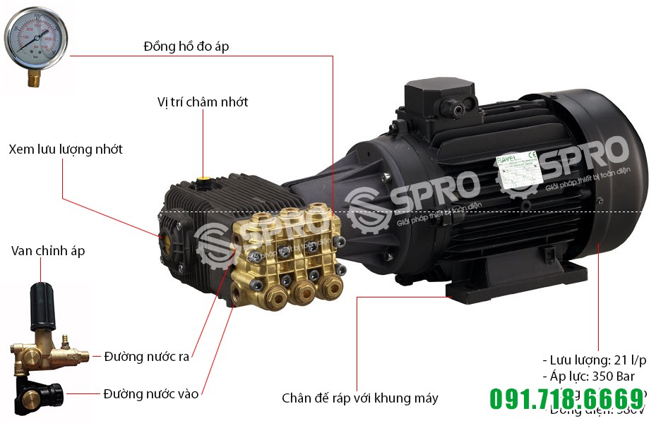 Máy xịt rửa áp lực cao AR HSXW 21.35