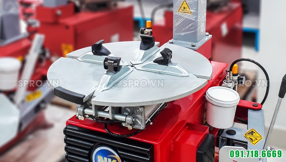 Máy tháo vỏ, ra vào vỏ xe tay ga, ô tô NK-318E bảo hành 2 năm, máy ra vào lốp giá rẻ