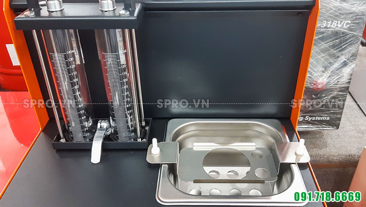 Ống kiểm tra lưu lượng phun tiên tiến + Thùng siêu âm riêng biệt