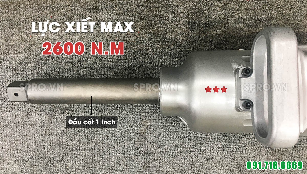 Súng xiết bu lông vessel nhật bản 1 inch GT-S50R