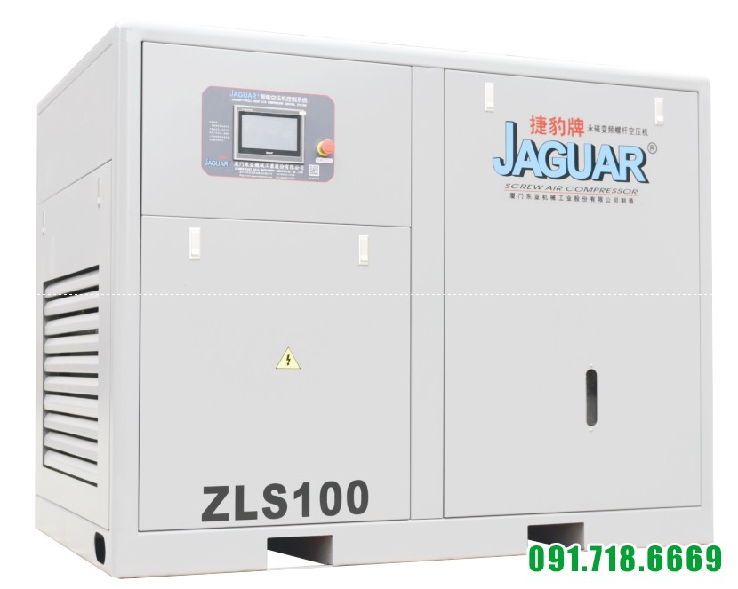 Máy nén khí trục vít 100hp Jaguar ZLS100 nhập khẩu giá rẻ