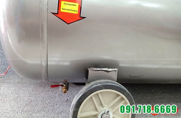 Van xả nước Máy nén khí piston 2HP 1 cấp Jaguar EV51H100 - Dung tích 100L