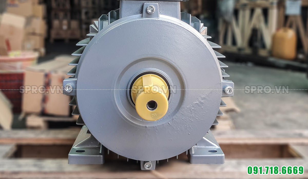 Đầu cốt động cơ mô tơ điện Enertech ESA132S-4 3 pha công suất 7.5hp