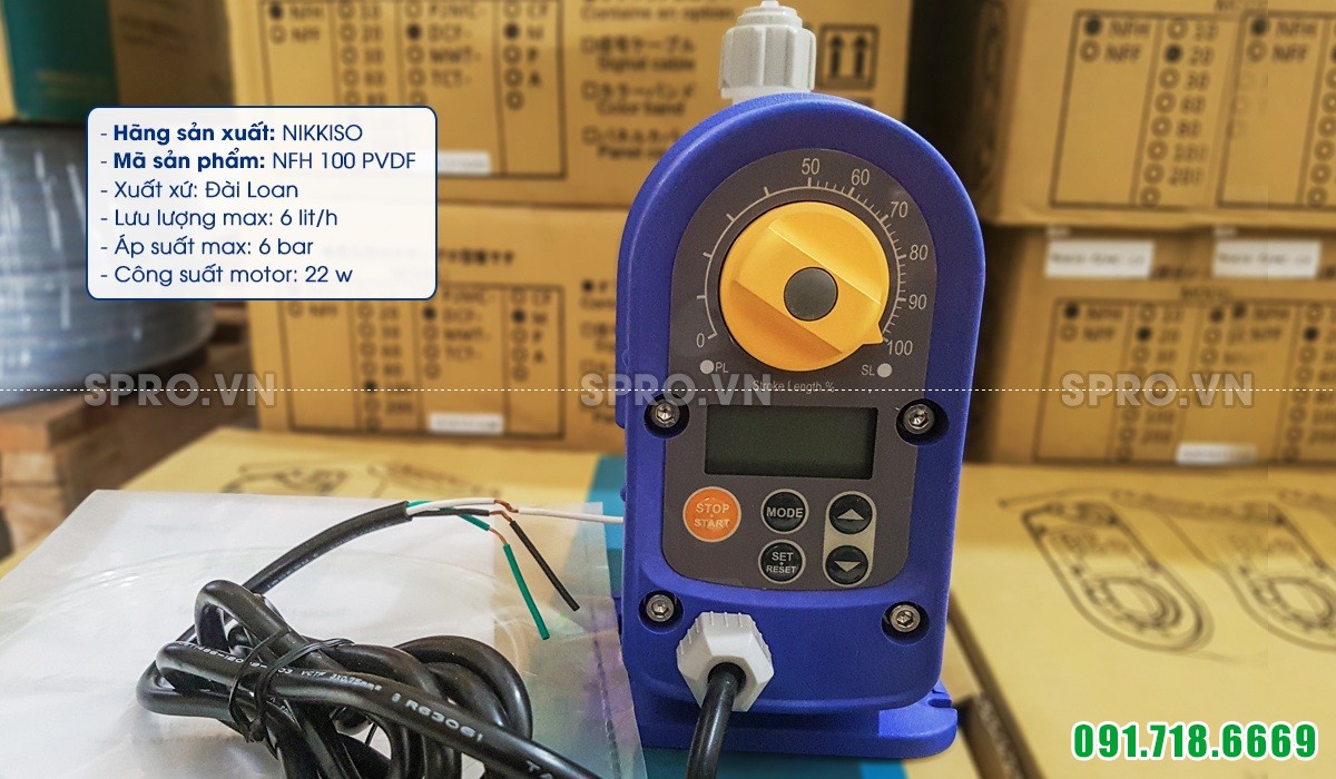 Bơm định lượng hóa chất Nikkiso thương hiệu Nhật Bản