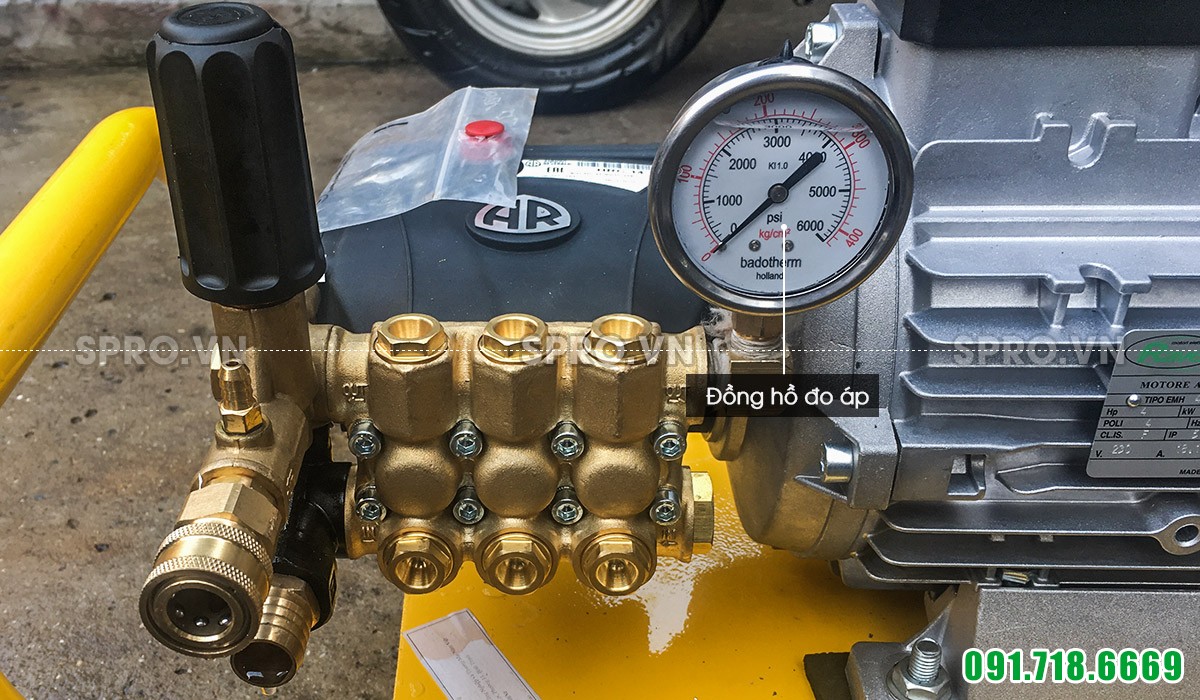 Đồng hồ chỉnh áp máy rửa xe áp lực cao AR U30-1410