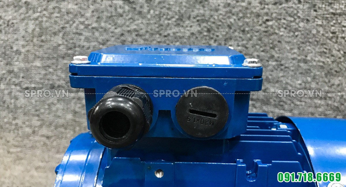 Tụ điện động cơ điện motor Elektrim EM71B-2 3 pha công suất 0.75 HP