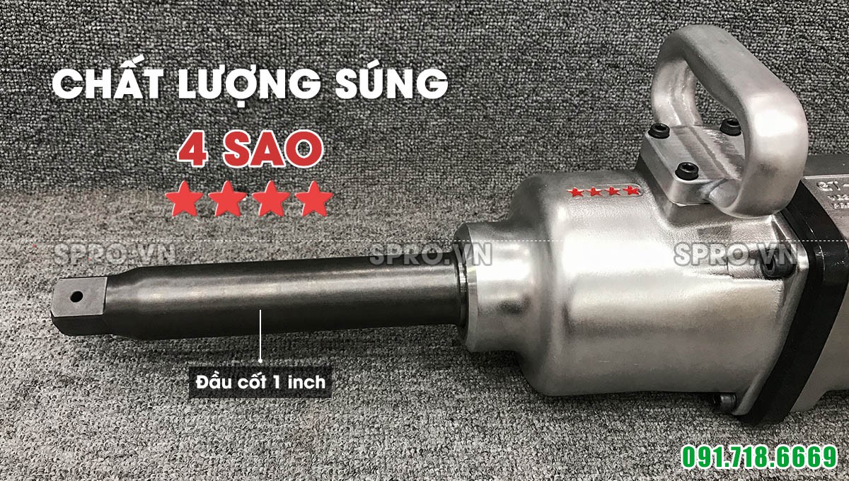 súng xiết bu lông 1 inch nhật bản Vessel gt-s55r