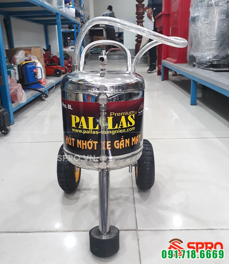 bình hút nhớt xe máy inox Pallas - Dung tích 8 lít bình hút nhớt xe máy inox Pallas - Dung tích 8 lít
