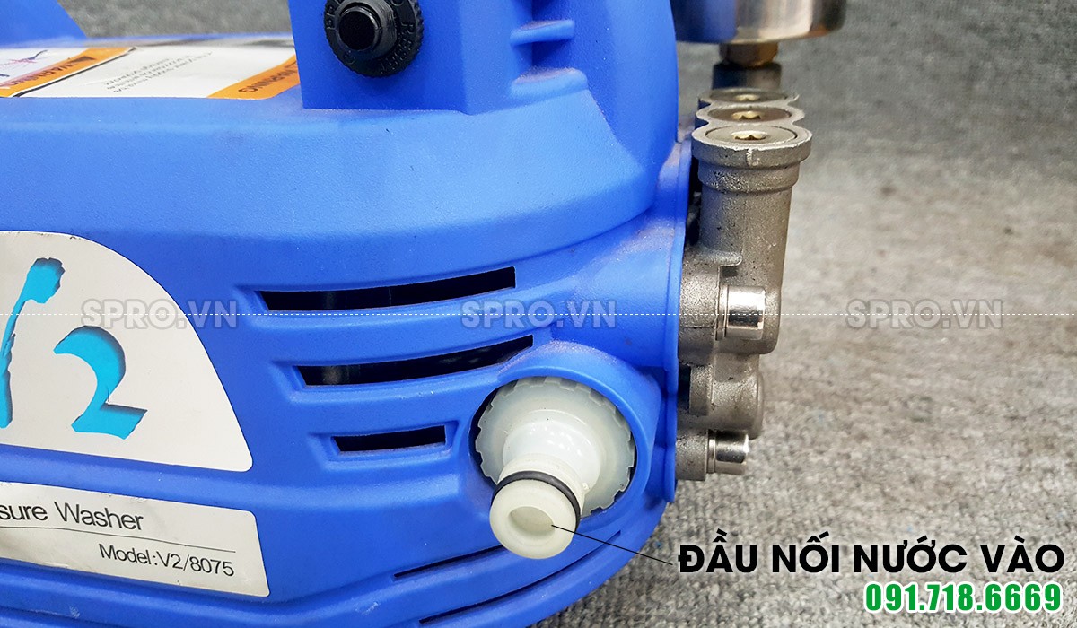Đầu nối nước vào máy rửa xe mini Tonyson V2