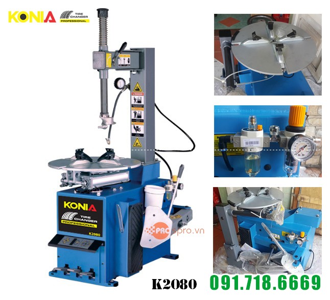 Máy tháo vỏ xe tay ga, ô tô con Konia K2080