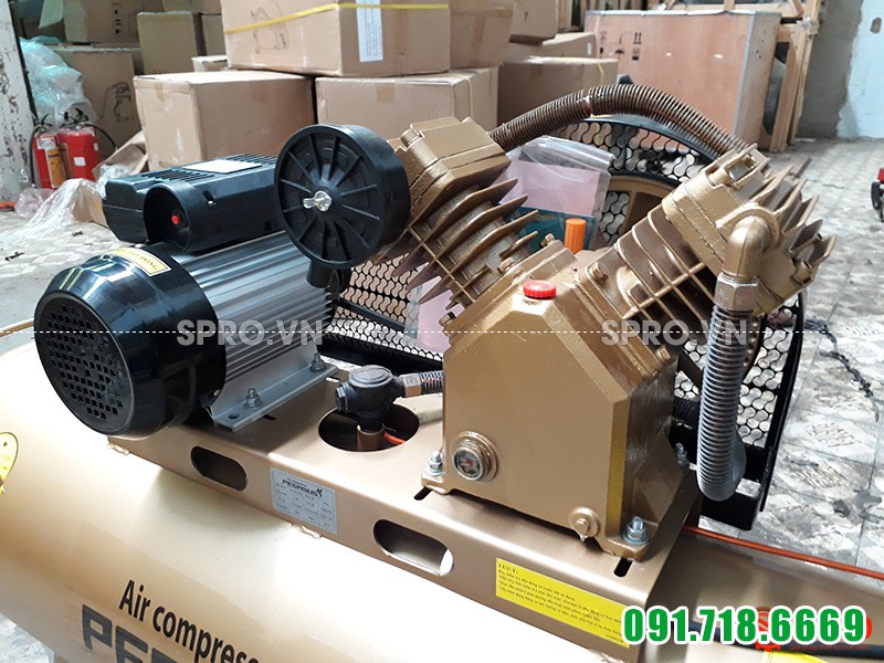 Đầu bơm và mô tơ máy nén khí Pegasus 3hp TM-V-0.25/12.5-180L dung tích 180L
