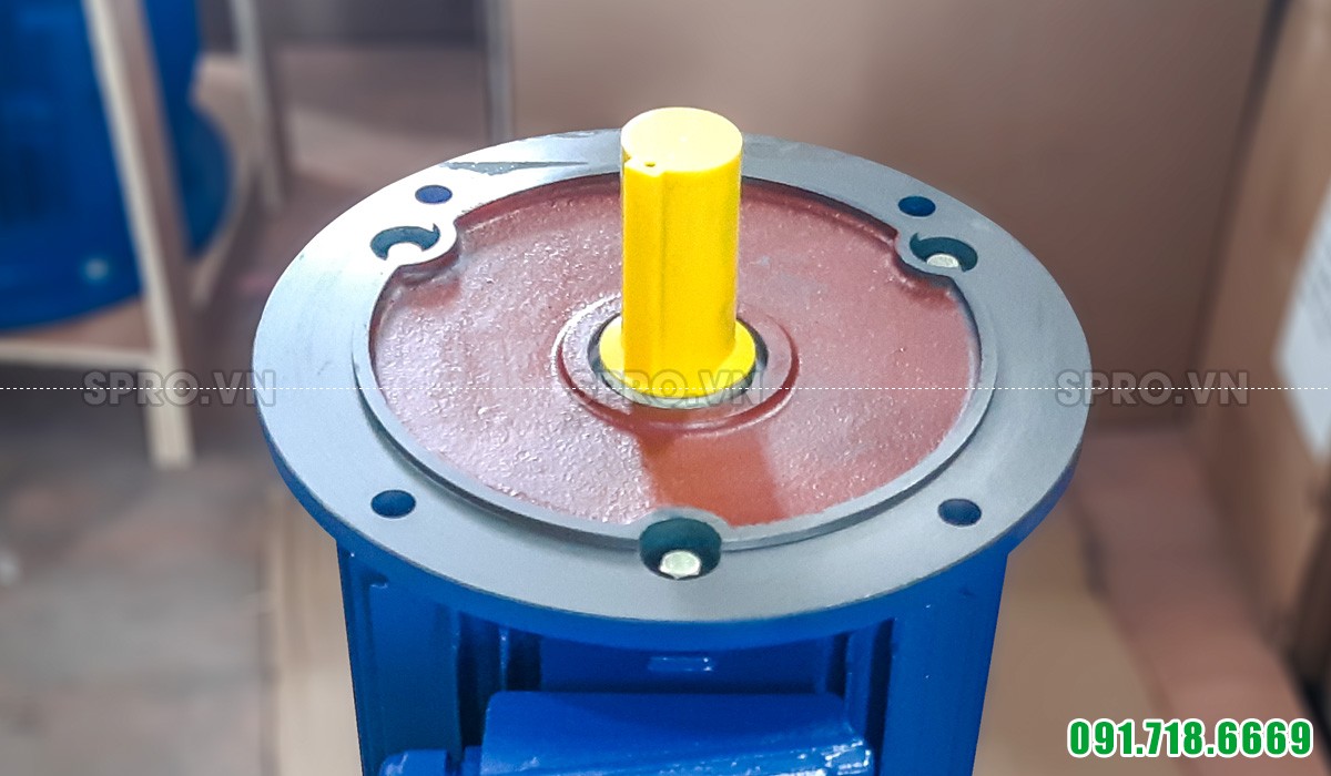 Đầu cốt động cơ điện motor Elektrim EM132S-4 3 pha công suất 7.5 HP