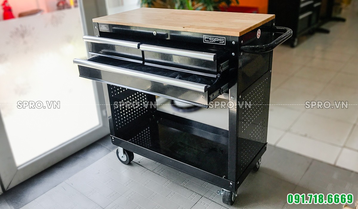  Tủ đồ nghề dụng cụ di động CSPS 3 ngăn kéo, 91 cm