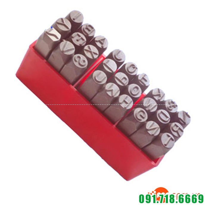 Bộ đóng chữ 5 mm BDC5-YC 27 chi tiết