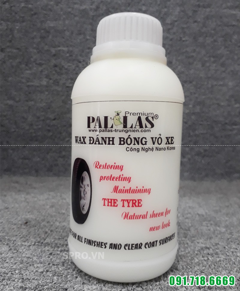 XI ĐÁNH BÓNG LỐP PALLAS 500ML