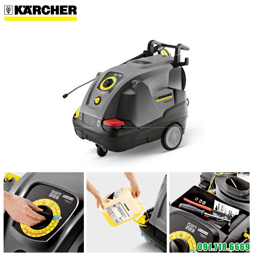Máy xịt rửa xe nước nóng Karcher HDS 6/14 C