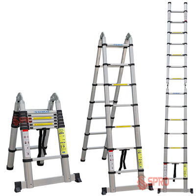 Tổng quan thang nhôm rút gọn chữ A SUMO ADT-807B