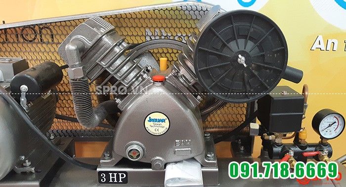 Đầu nén 2 cấp 3HP Máy nén khí piston Jaguar HEV70H160 bình chứa 160L