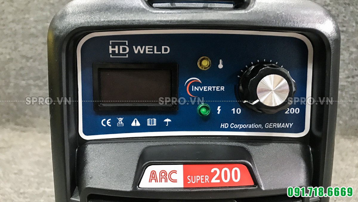 Máy hàn que điện tử HD Weld ARC Super200