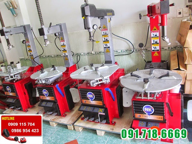 Máy tháo lốp, ra vào lốp xe tay ga, ô tô NK318E bảo hành 1 năm