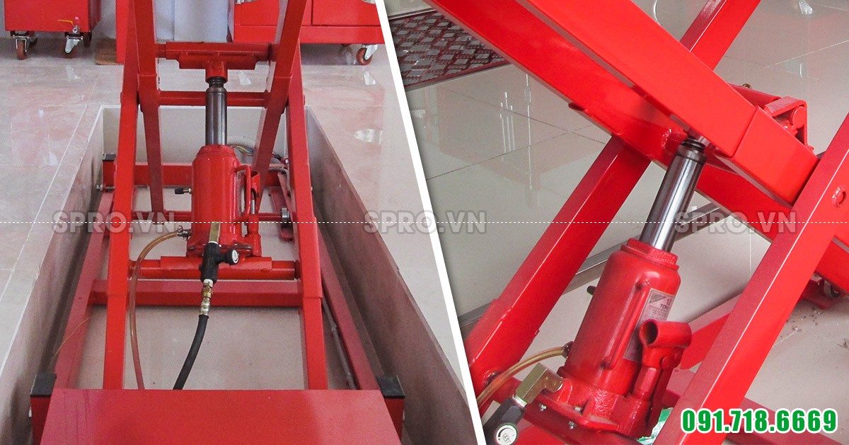 Bàn nâng âm, bàn nâng sửa xe máy âm nền