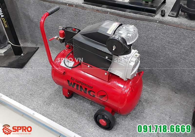 Máy bơm hơi, Máy nén khí mini 1.5HP Wing TM-0.1/8-25L dung tích 25L