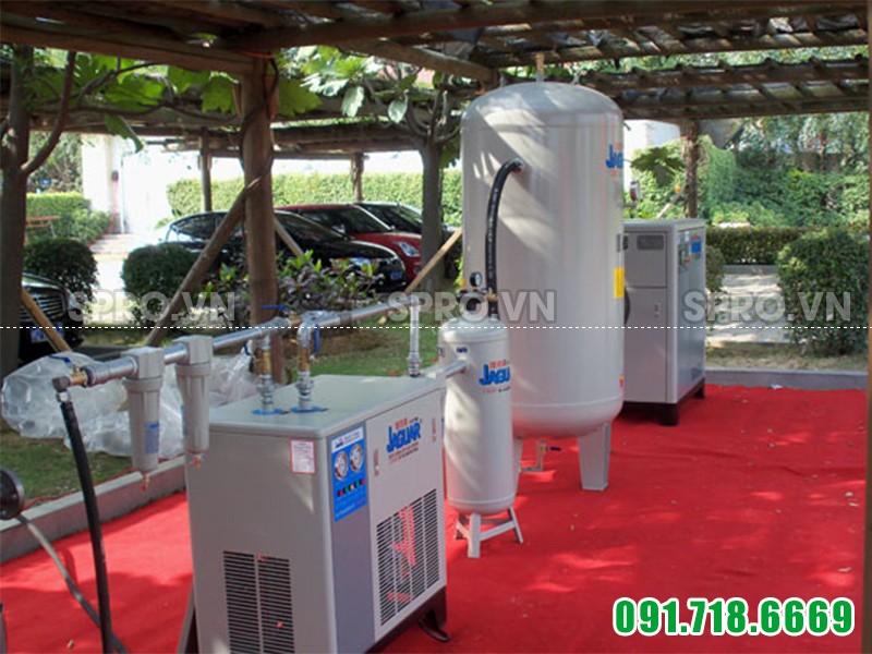 Sơ đồ 1 Hệ thống máy nén khí trục vít Jaguar hoàn chỉnh