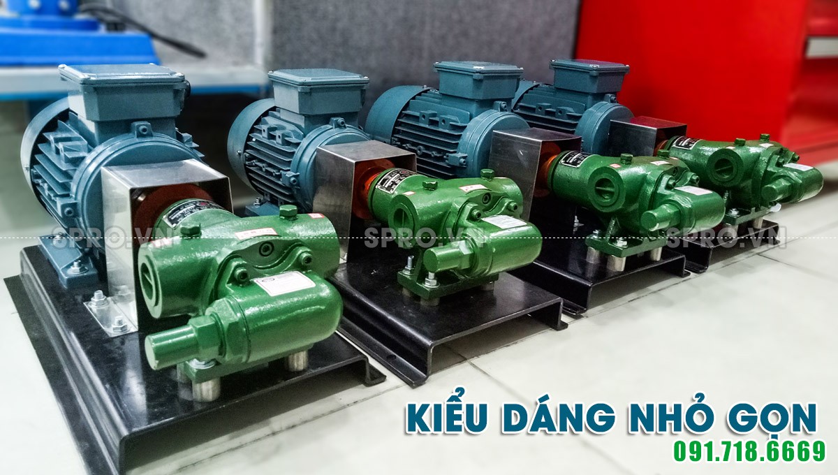 Máy bơm bánh răng ăn khớp trong GG195 1 inch