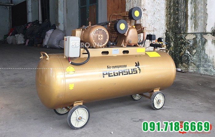 Máy bơm hơi 4HP Pegasus TM-V-0.36/12.5-230-380 Dung tích 230L giá rẻ