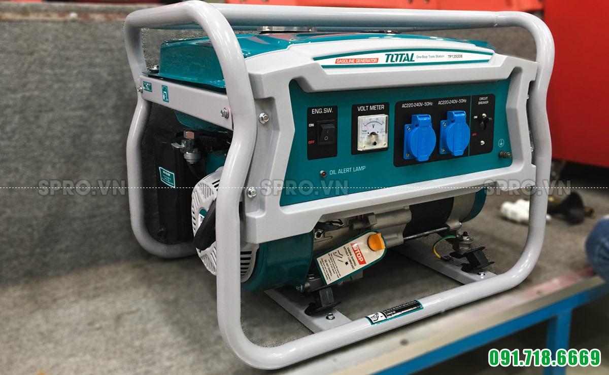 Máy phát điện chạy xăng Total TP135006