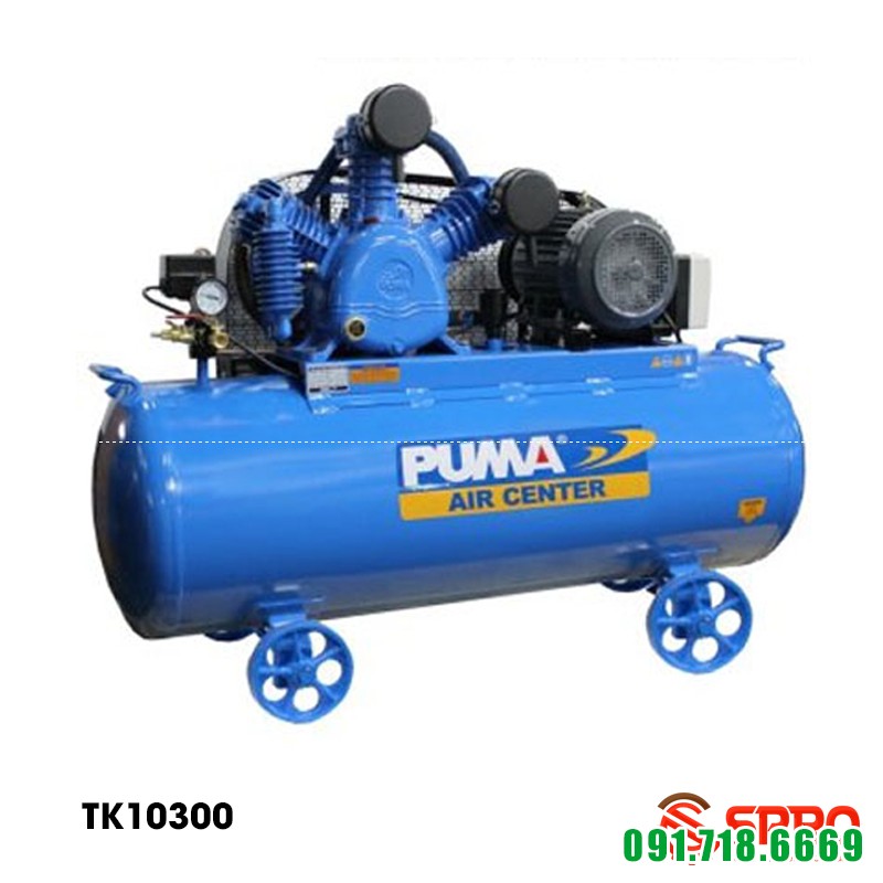máy nén khí, Máy bơm hơi 10HP Puma TK10300 - Dung tích 300L