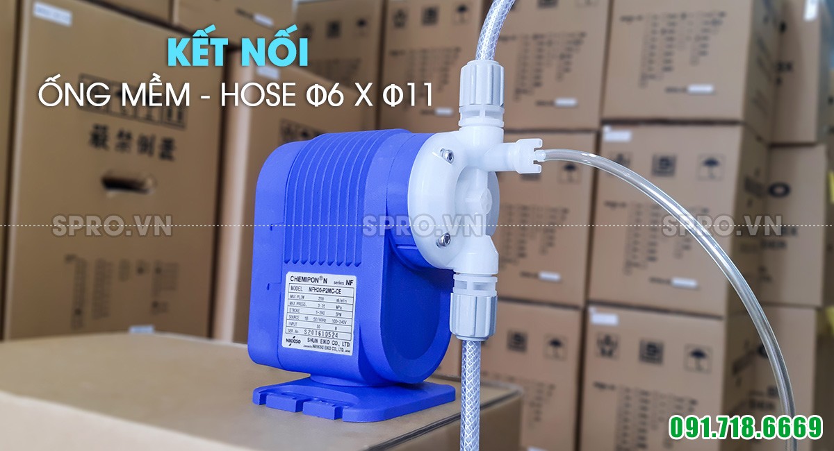 Ống kết nối bơm định lượng Nikkiso NFH20 P2MC CE