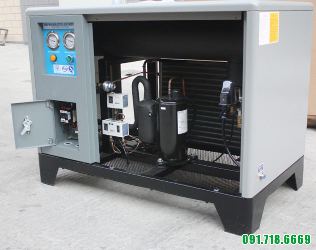 bên trong Máy sấy khí nén Jaguar ED-30F/HF kiểu làm lạnh