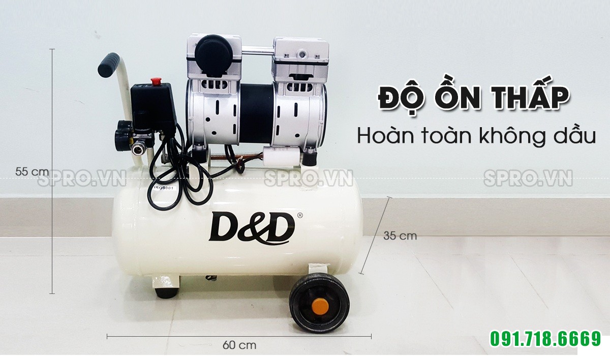 máy nén khí mini không dầu