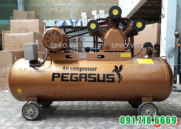 Máy nén khí 10HP giá rẻ Pegasus TM-W-1.0/8-330 dung tích 330L