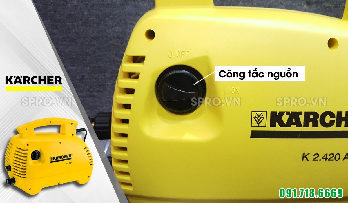 Công tắc máy rửa xe gia đình Karcher K 2.420 Air Con