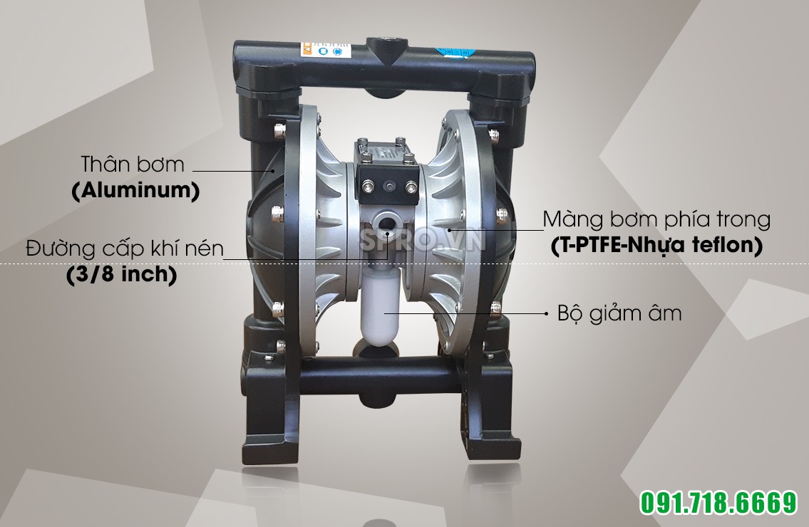 Máy bơm màng Đài Loan DS10